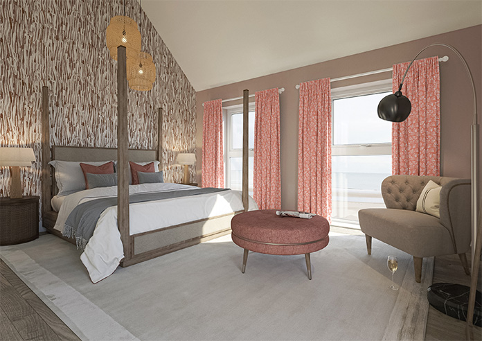 Sandbank, Orange Reef - Made to Measure Curtain - Image 8